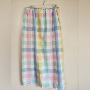Pastel Plaid Women's Skirt